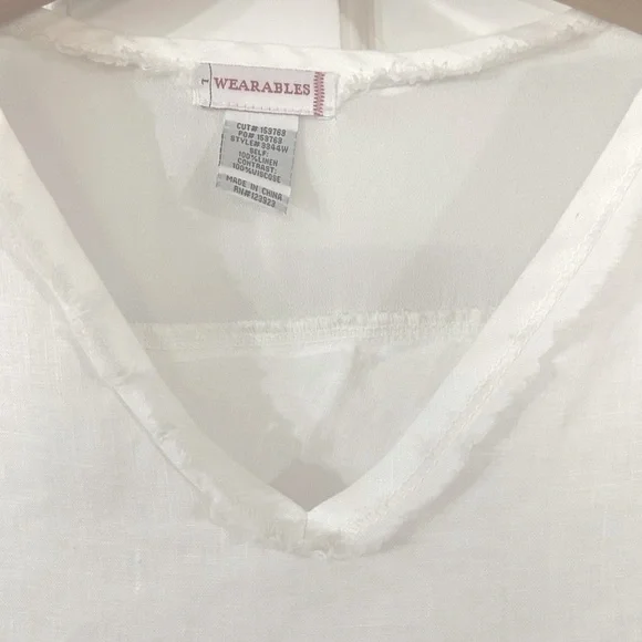 Wearables Cotton Linen Tunic Shift Dress - Picture 3 of 5